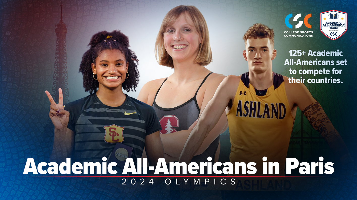More than 125 Academic All-Americans to compete at the 2024 Paris Olympics